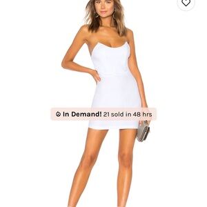 Superdown mini baby blue dress.